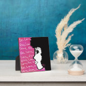 Wees liefde geef liefde Plaque met ezel Fotoplaat (Insitu)