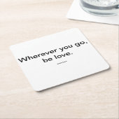 Wees liefde onderzetter (Schuin)