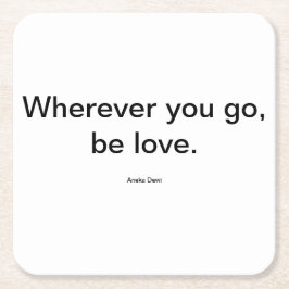 Wees liefde onderzetter