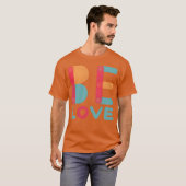 Wees liefde vintage jongen t-shirt (Voorkant volledig)