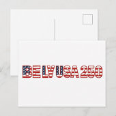 Wees liefde VS trots land uitmuntendheid Briefkaart (Voorkant / Achterkant)