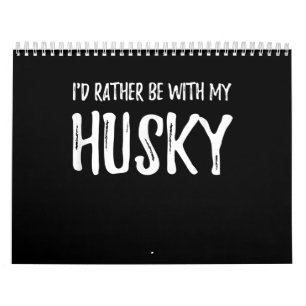 Wees liever bij mijn man Funny Dog Gift Kalender