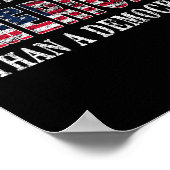 Wees liever een Amerikaan dan een democraat en ant Poster (Hoek)