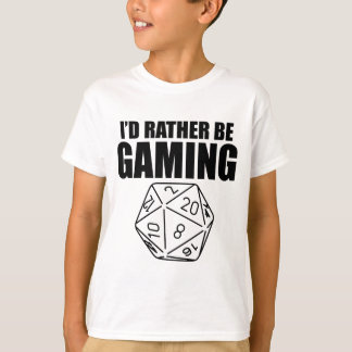 Wees liever gaming (D20) T-shirt