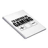 Wees liever gaming (FATE) Notitieboek (Rechterzijde)