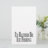 Wees liever Ice Vist Briefpapier (Staand voorkant)