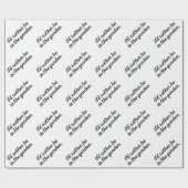 Wees liever in de tuin cadeaupapier (Vlak)