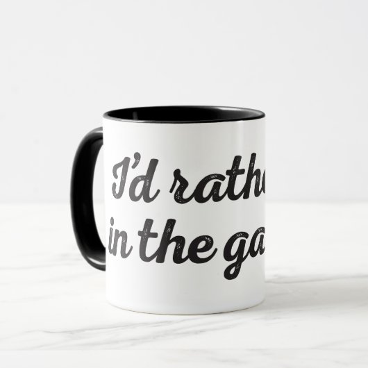 Wees liever in de tuin mok (Voorkant links)