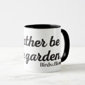 Wees liever in de tuin mok (Voorkant rechts)