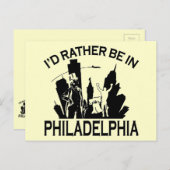 Wees liever in het Briefkaart van Philadelphia (Voorkant / Achterkant)