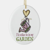 Wees liever in mijn tuin keramisch ornament (Rechts)