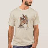 Wees liever met Howling met Coyotes-Humor T-shirt (Voorkant)