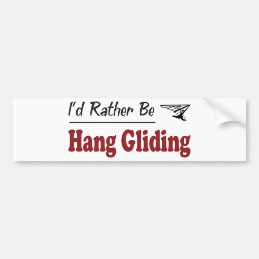 Wees liever ophangen bumpersticker (Voorkant)