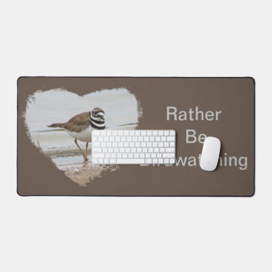 Wees liever vogelkijkend vogelhobby strandvogel bureaumat (Keyboard & Muis)