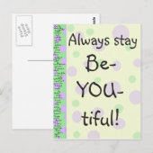 Wees maar zielig. briefkaart (Voorkant / Achterkant)