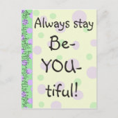 Wees maar zielig. briefkaart (Voorkant)