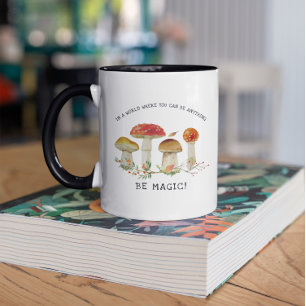 Wees Magie   Waterverf Paddenstoel Illustraties Mok