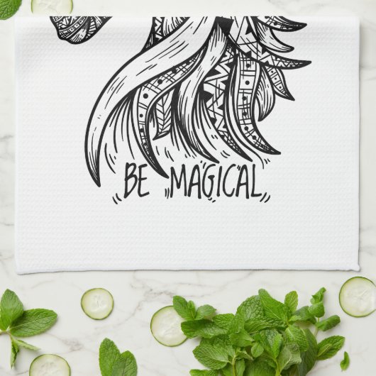 Wees Magische Unicorn Theedoek (Gevouwen)
