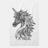 Wees Magische Unicorn Theedoek (Verticaal)