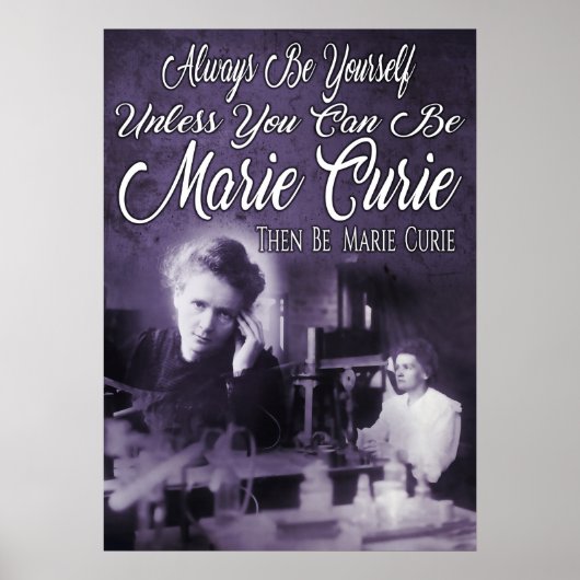 Wees Marie Curie Poster (Voorkant)