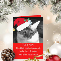 Wees Mary Holiday Kaart