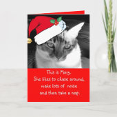 Wees Mary Holiday Kaart (Voorkant)