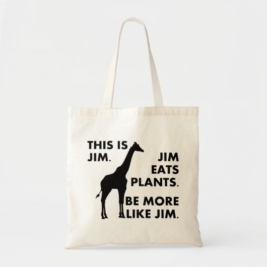 Wees meer zoals Jim Canvas tas (Voorkant)