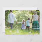 Wees Merry in White Kerstmis twee-fotokaart Feestdagenkaart (Achterkant)