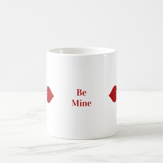 Wees mij. Cupid Arrow Initialen Coffee Cup Mok (Center)