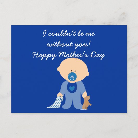 Wees mij Moederdag Briefkaart (Voorkant)