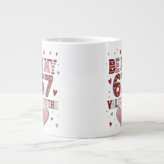 Wees mijn 67 Valentijnsdag - Liefdesviering Design Grote Koffiekop