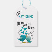 Wees mijn aangepaste cadeaulabels voor het tweet-h (Voorkant)