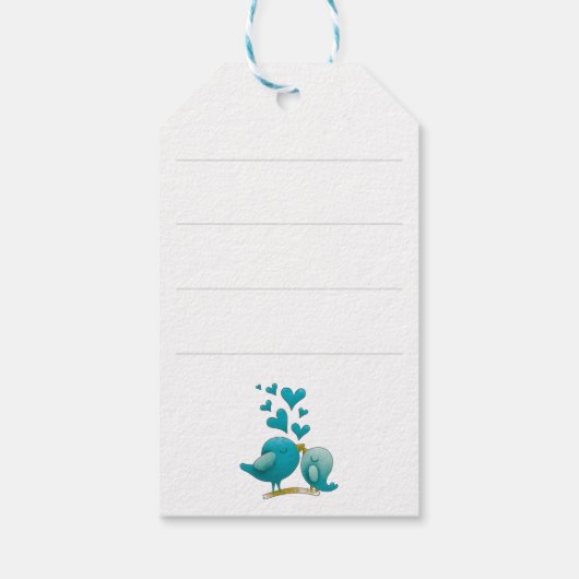 Wees mijn aangepaste cadeaulabels voor het tweet-h (Achterkant)