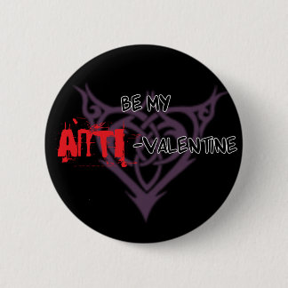 Wees mijn ANTI-Valentijn pop Ronde Button 5,7 Cm