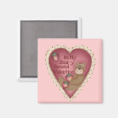 Wees mijn Beary Special Valentijn Magnet (Voorkant / Achterkant)