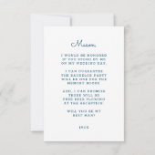 Wees mijn beste mannenkaart - grappig bedankkaart (Achterkant)