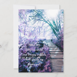 wees mijn bloemenmeisje betoverd woud kaart