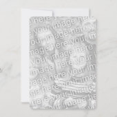 wees mijn bloemenmeisje houten pad uitnodiging (Achterkant)