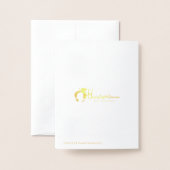 Wees mijn Bloemenmeisje-plan met mij Gold Foil Kaa Folie Kaarten (Met envelop)