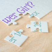 Wees mijn Bloemenmeisje-vraag Legpuzzel (Zijkant)