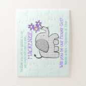 Wees mijn Bloemenmeisje-vraag Legpuzzel (Verticaal)