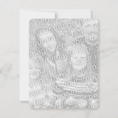 wees mijn bloemenmeisje waterhaze uitnodiging (Achterkant)