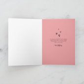 Wees mijn Blush Roos Moderne kalligrafie Valentijn Feestdagen Kaart (Binnen)