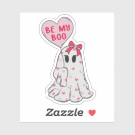 Wees mijn Boo Geest Valentijn - Valentijnsticker Sticker
