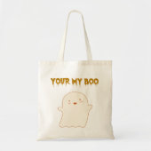 Wees mijn Boo Halloween Ghost Tote Bag (Voorkant)