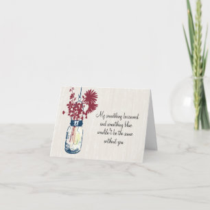 Wees mijn Bridesmad - Mason Jar & Wildflower