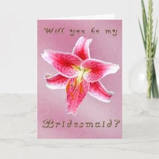 Wees mijn Bridesmaid
