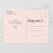 Wees mijn Bridesmaid Funny Pee Invitation Briefkaa Uitnodiging Briefkaart (Achterkant)