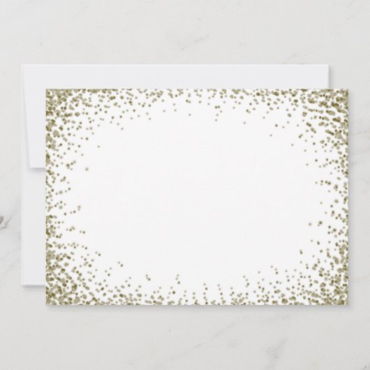 Wees mijn Bridesmaid | Glitter glitter voor goudCo Kaart (Achterkant)