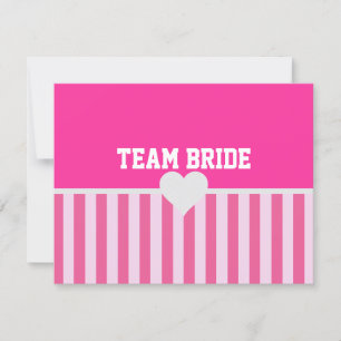 Wees mijn Bridesmaid MOH Team Bride Roze Shower Pa